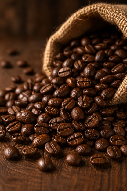 Whole bean specialty coffee sourced from northern Peru and roasted in small batches for smooth, balanced flavor.